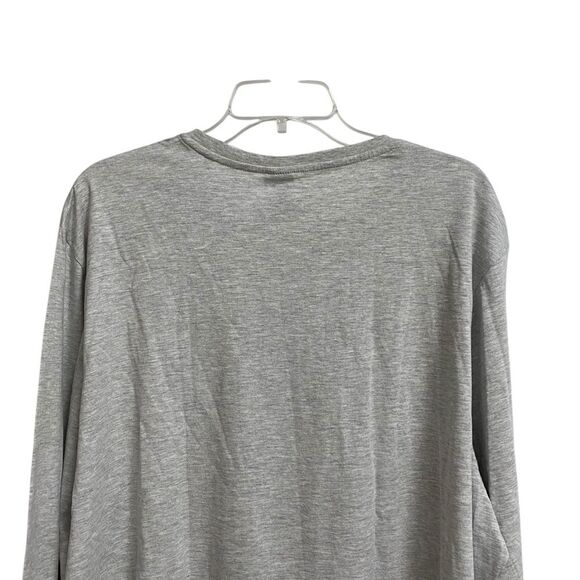 NWT Livergy Long Sleeves Henley Shirt Men's Size XXL Grey Pullover Casual Soft - Picture 9 of 13